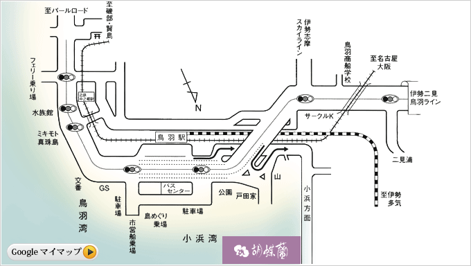 胡蝶蘭 地図